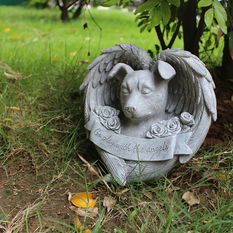 Angel Dog Memorial Stone04