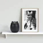 Ceramic Cat Cremation Urns With Seal Lid