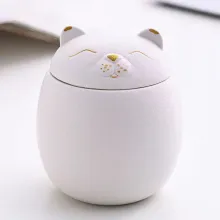 Ceramic Dog Cremation Urns With Seal Lid10
