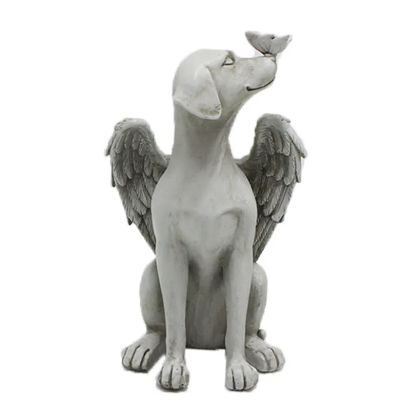 Dog Angel Memorial Stones00