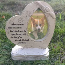 Dog Headstones With Picture Customizable03