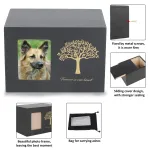Photo Frame Wooden Dog Urns