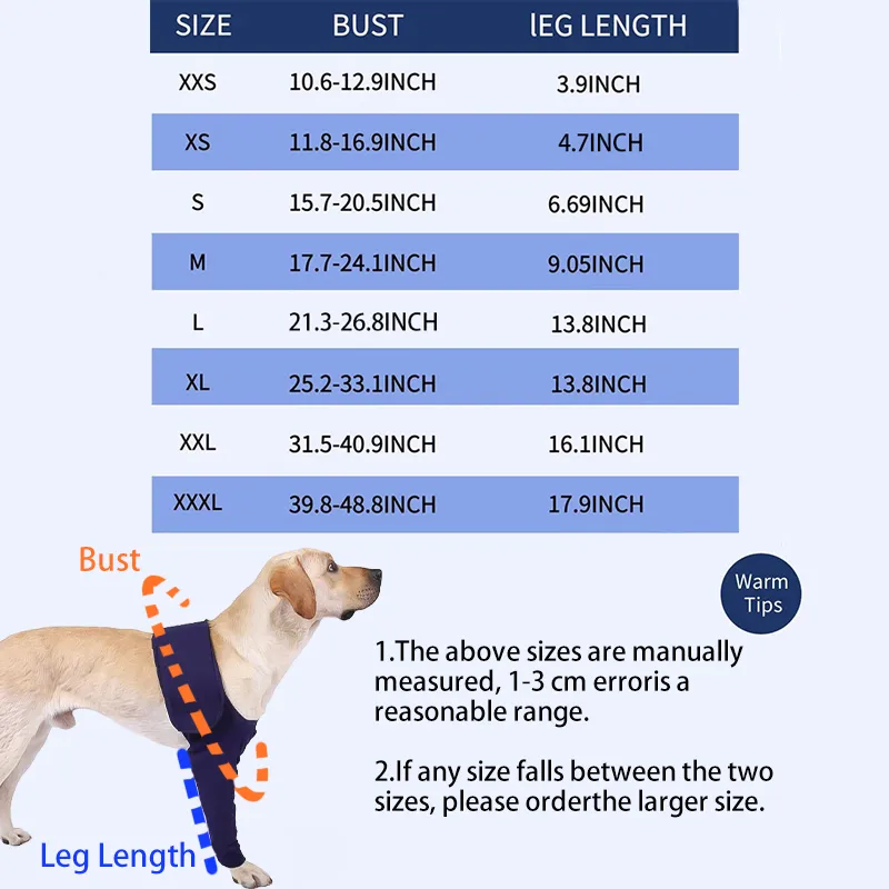 Dog Leg Lick Sleeves For Prevent Licking