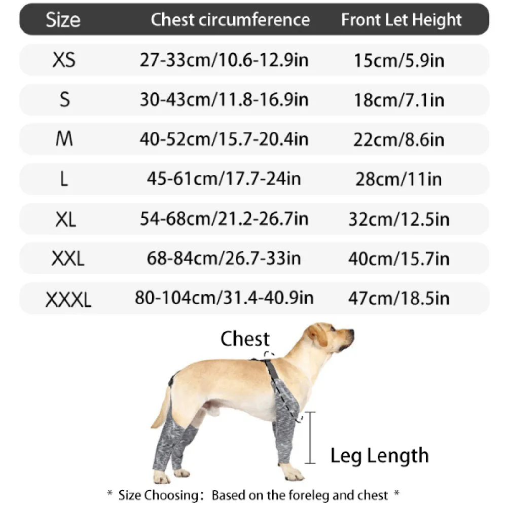 Dog Leg Sleeve for Anti-Licking Anti-Dirt