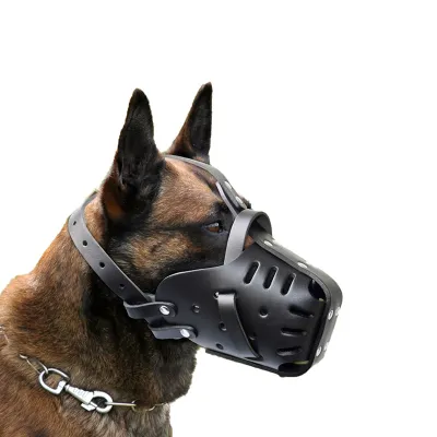Leather Dog Muzzle 01
