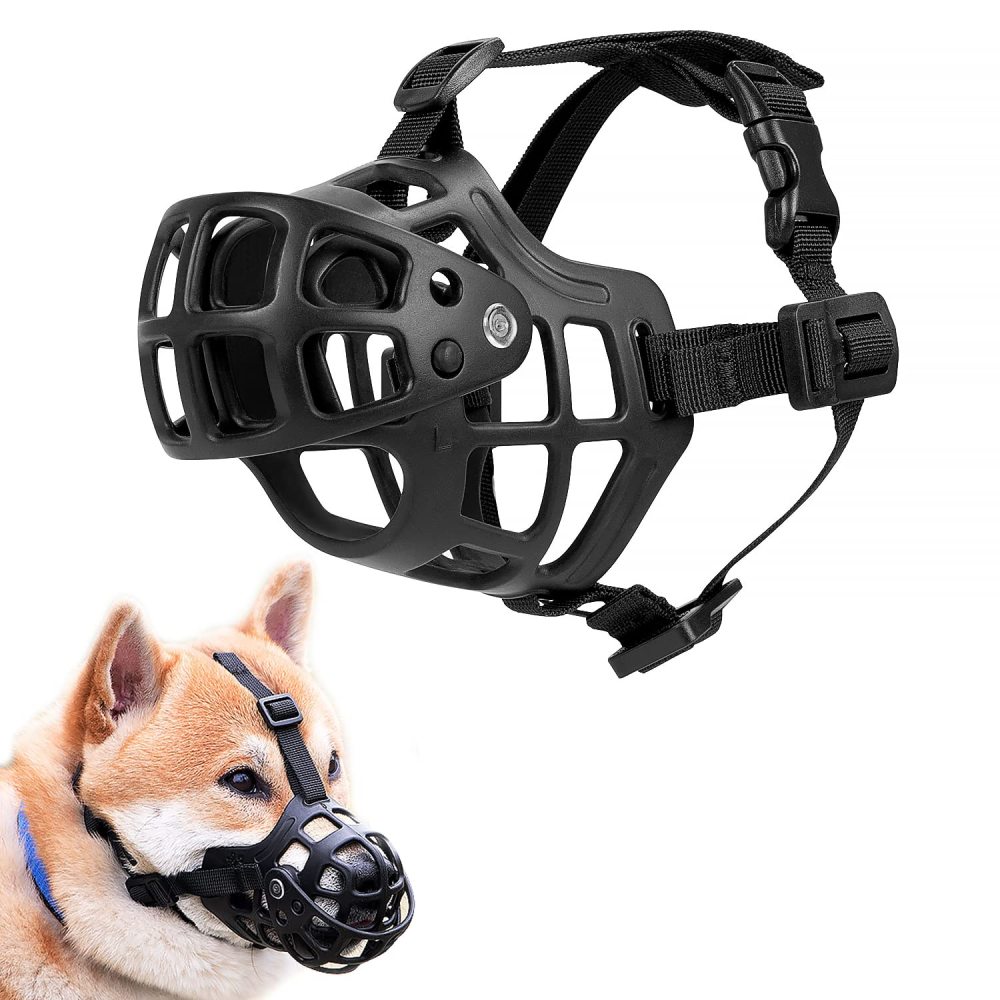 Adjustable Basket Dog Muzzle