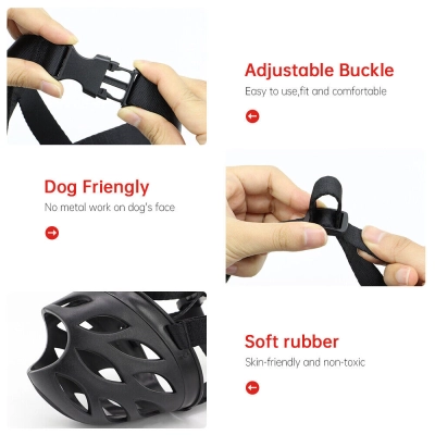 Breathable Basket Dog Muzzles 02