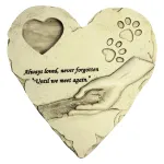 Heart-shaped Dog Headstone Can Put Photos Customizable