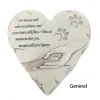 Heart-shaped Dog Headstone Monument Customizable