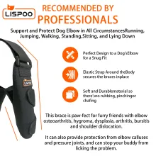 LISPOO Dog Elbow Braces For Offers Elbow Support And Protection02