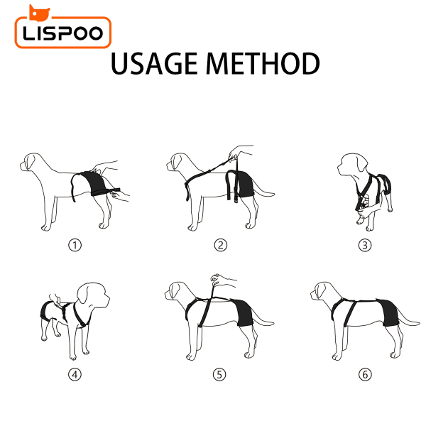 LISPOO Dog Hip Brace for Hip Dysplasia