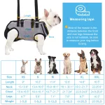 Full Body Dog Lifting Harness With Storage Bag