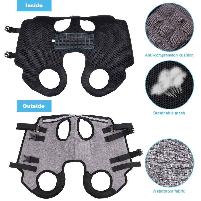 Full Body Dog Lifting Harness With Storage Bag