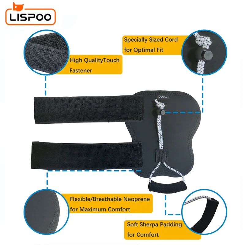 LISPOO Dog Front Leg No Knuckling Training Sock02