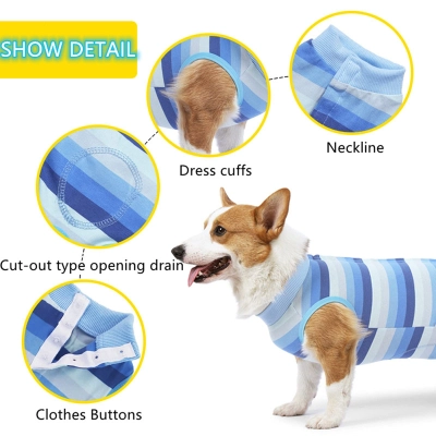 Classic Dog Stripe Pajama 02