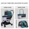 Double Layer Dog Stroller for Travel Camping