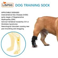 LISPOO Rear No Knuckling Training Sock For Dogs01