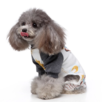 Aerospace Print Dog Pajamas 01