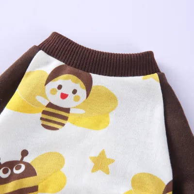 Bees Print Dog Pajamas 02
