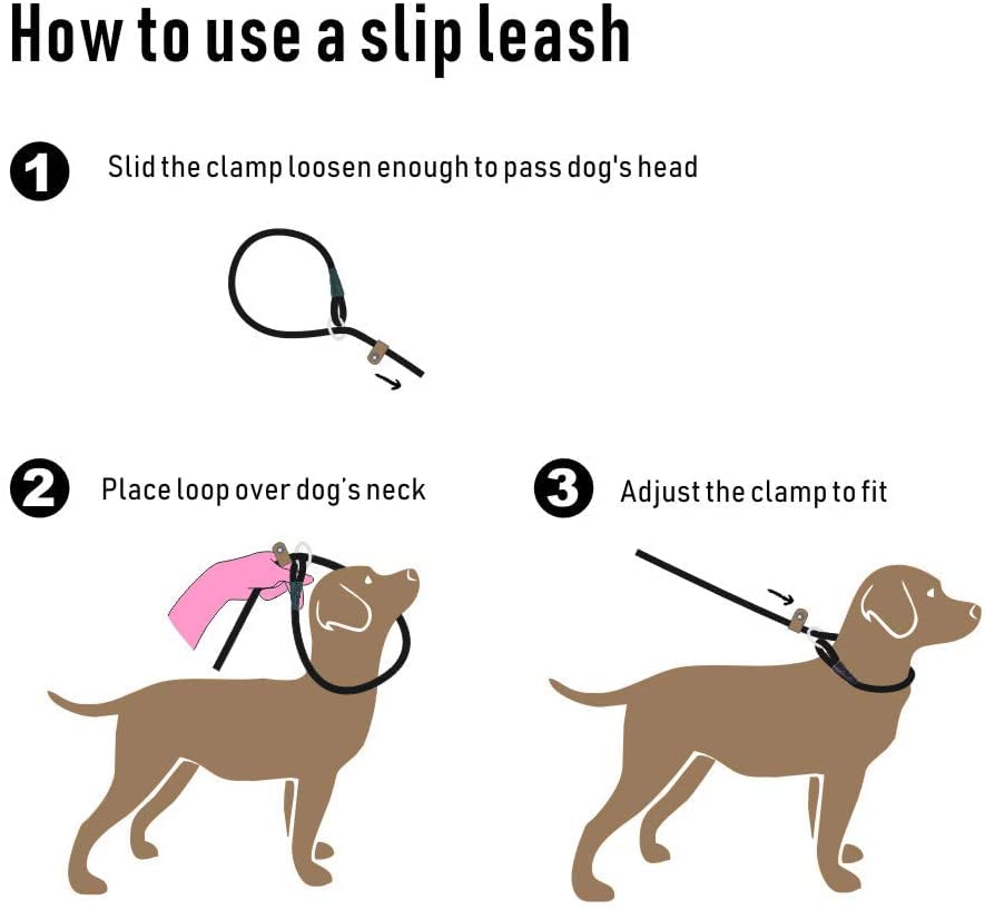 Slip Solid Rope Dog Leash