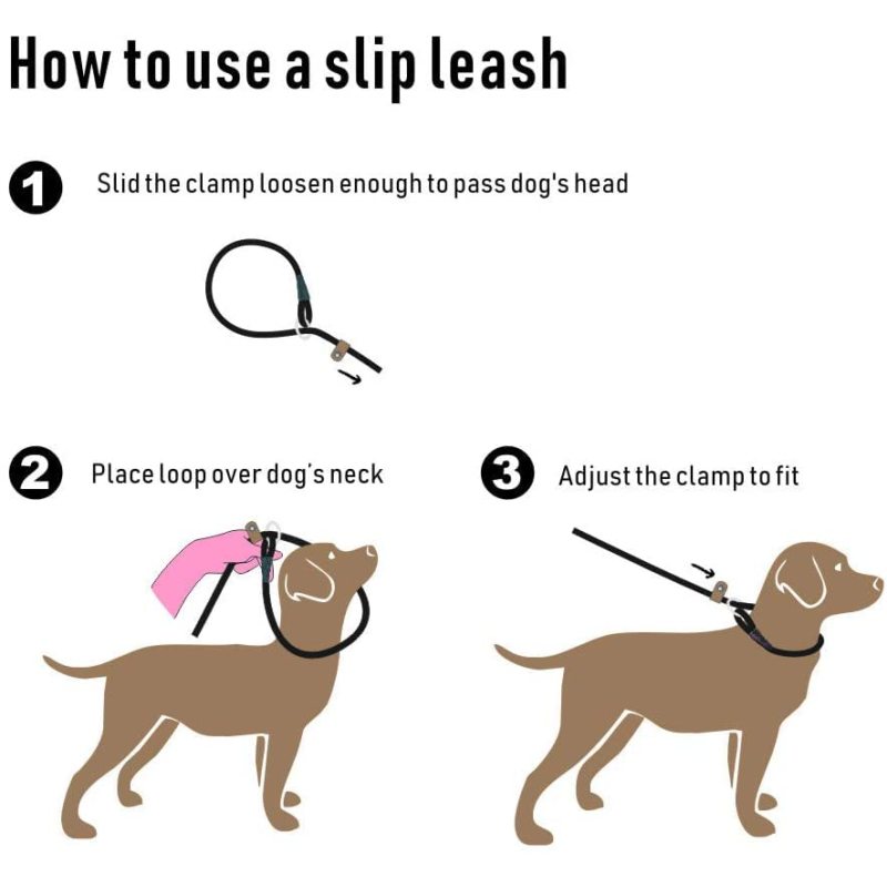 Slip Solid Rope Dog Leash