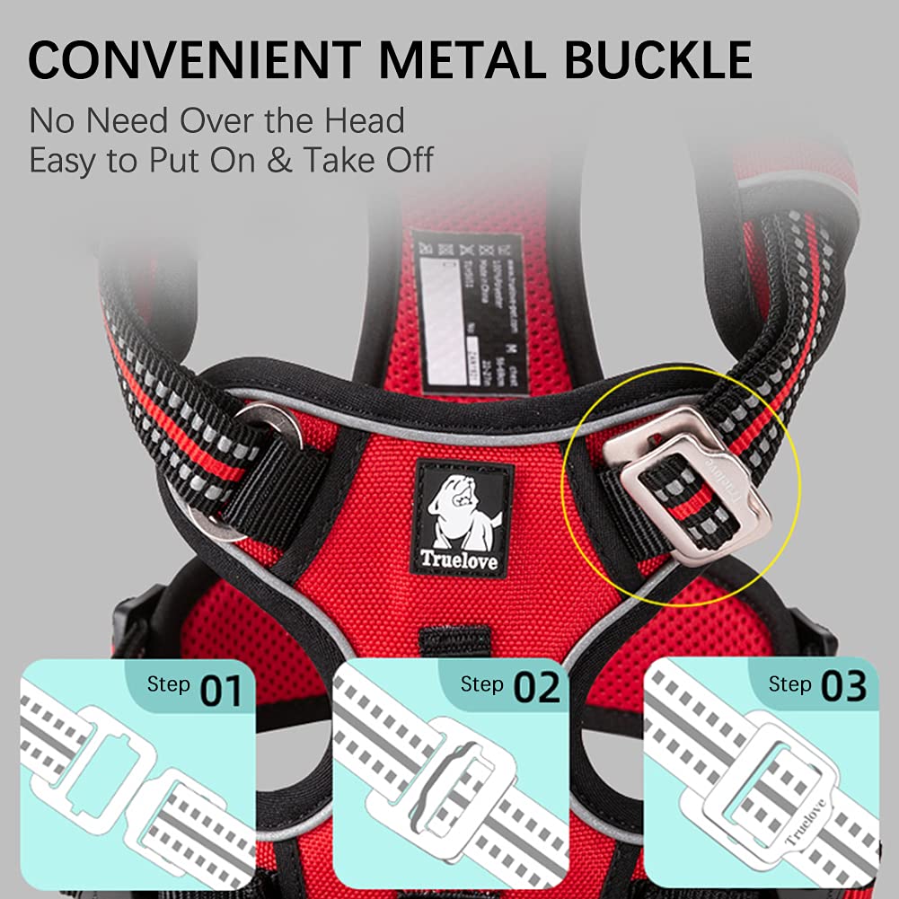 True Love No Pull Reflective Dog Harness