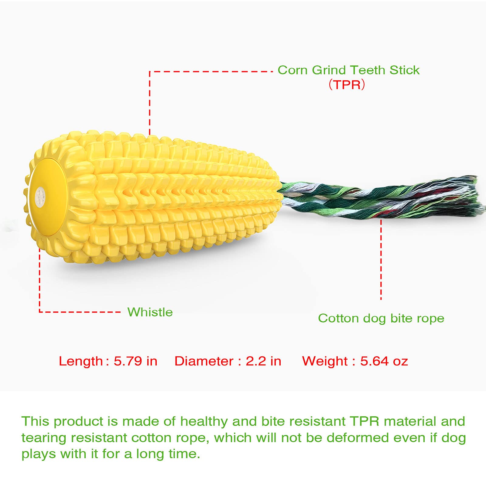 Dog Chew Toys Corn Molar Stick