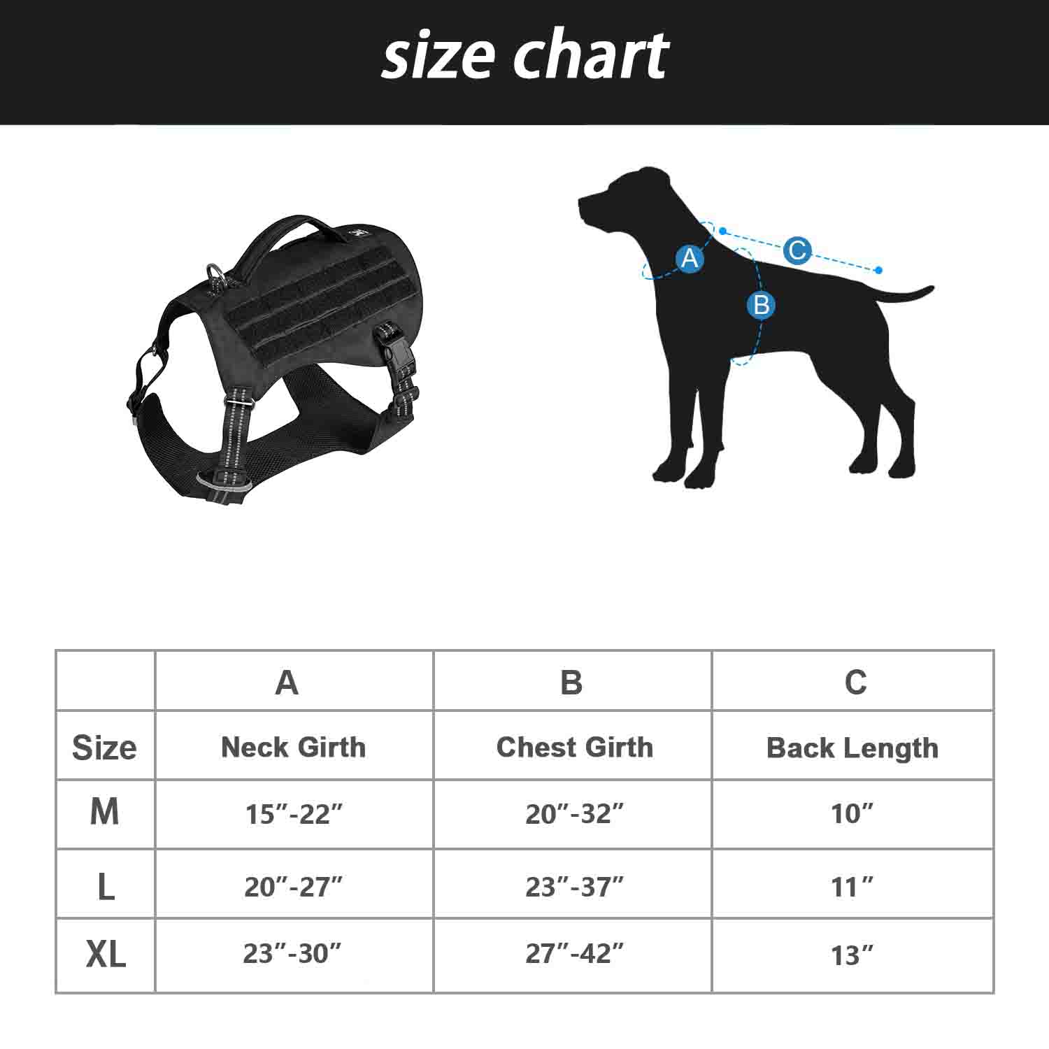 TAILUP Tactical Dog Harness - Crawlpaw