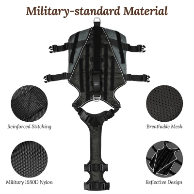 TAILUP Police Tactical Dog Harness 02