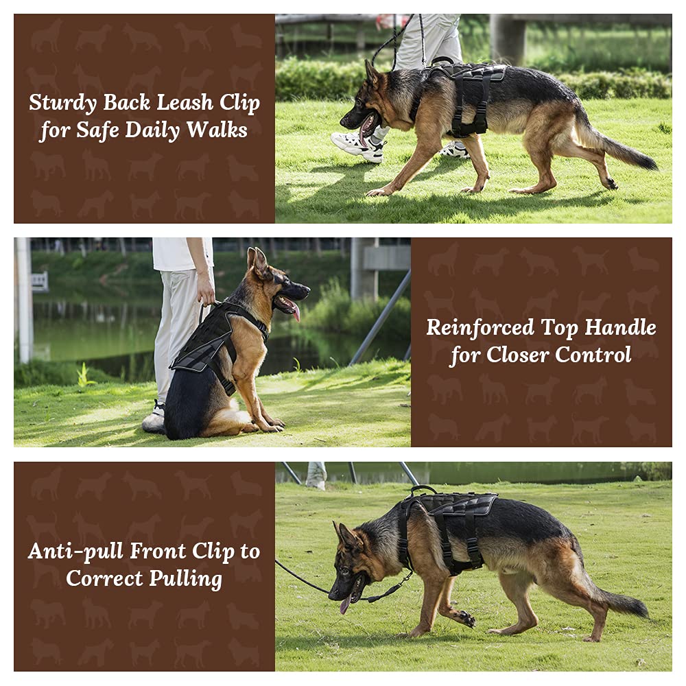 TAILUP Police Tactical Dog Harness Crawlpaw