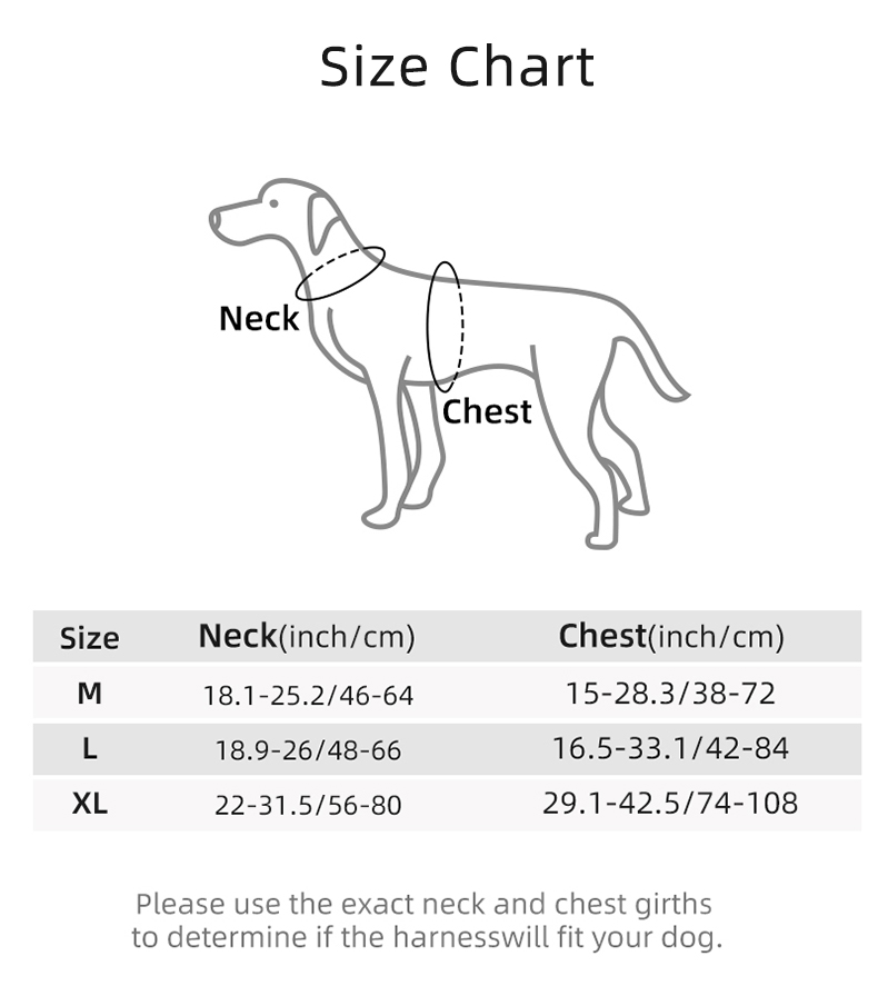 DOGLEMI Explosion Proof Dog Walking Harness