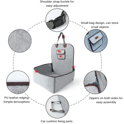 DOGLEMI Cat Dog Car Seat Covers 02