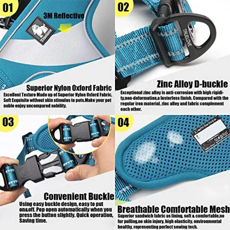 True Love Reflective Dog Vest Harness