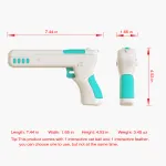 Gun Shape Cat Teaser Wand Toy With Ball & Feather
