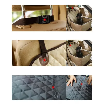 DOGLEMI Cat Dog Foldable Car Seat Covers 02