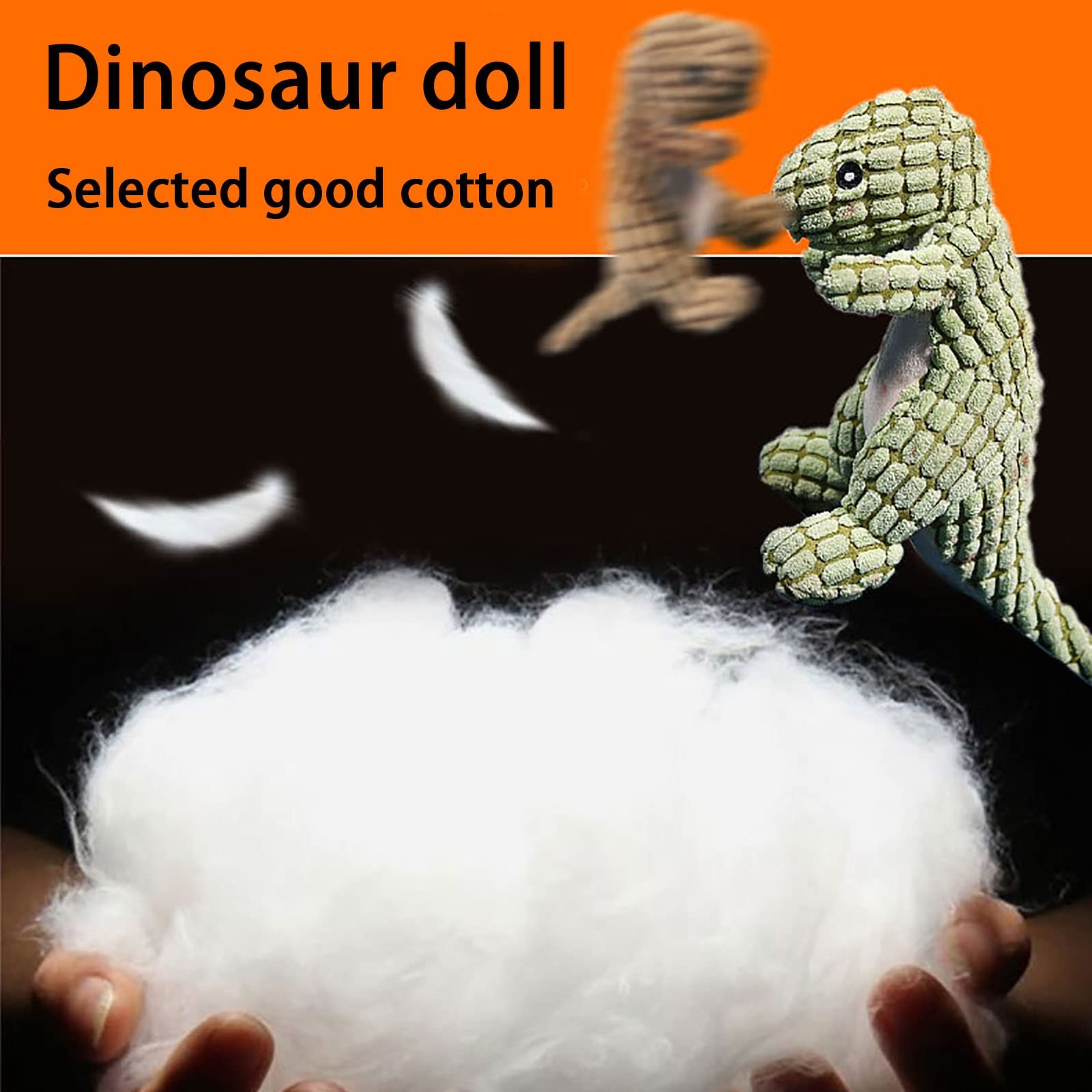 Dinosaur Style Dog Squeak Toy