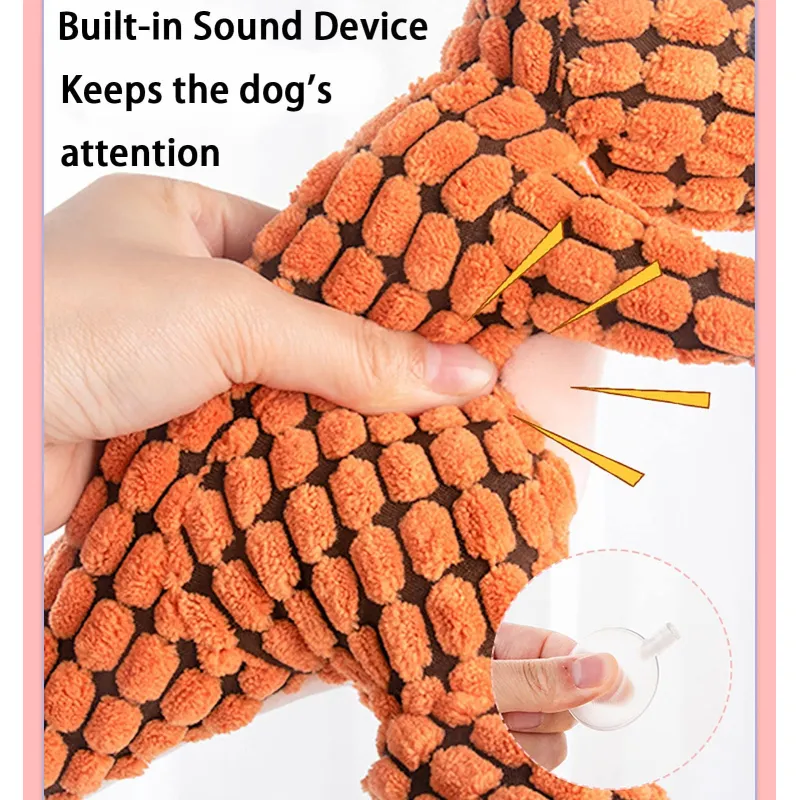 Dinosaur Style Dog Squeaky Toys