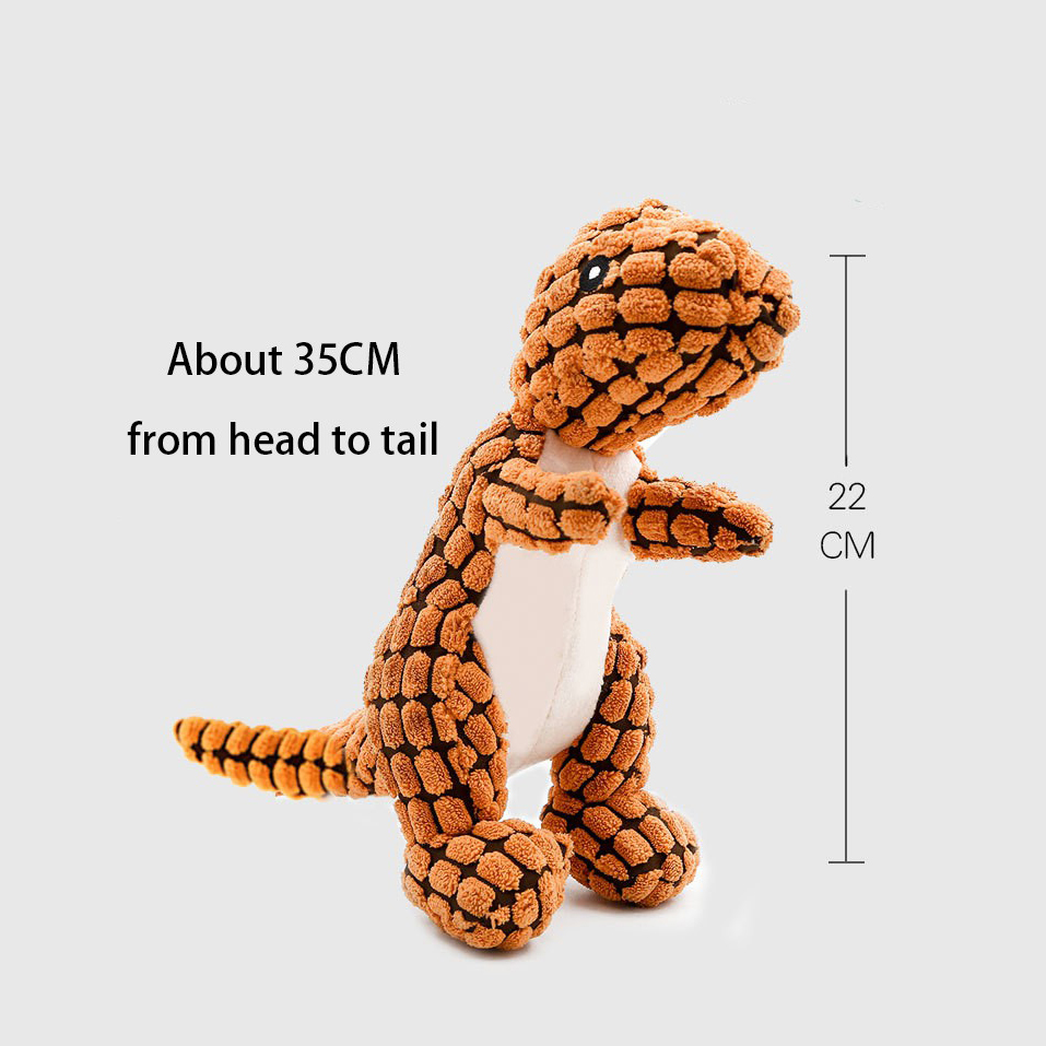 Dinosaur Style Dog Squeak Toy