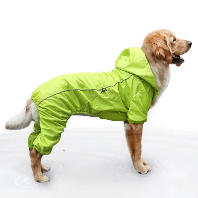 Cold Protection Dog Raincoat 01