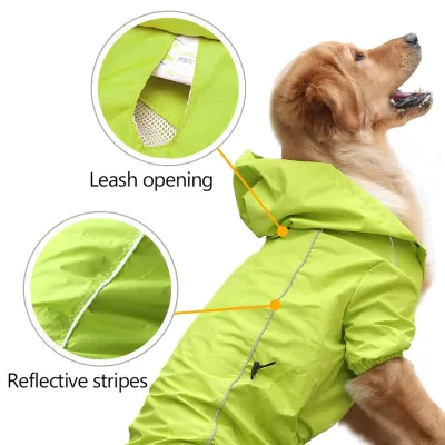 Cold Protection Dog Raincoat 02