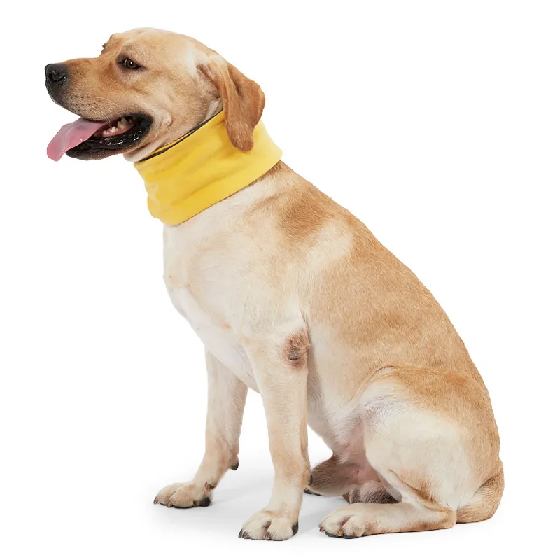 Solid Color Double Sided Dog Scarf00
