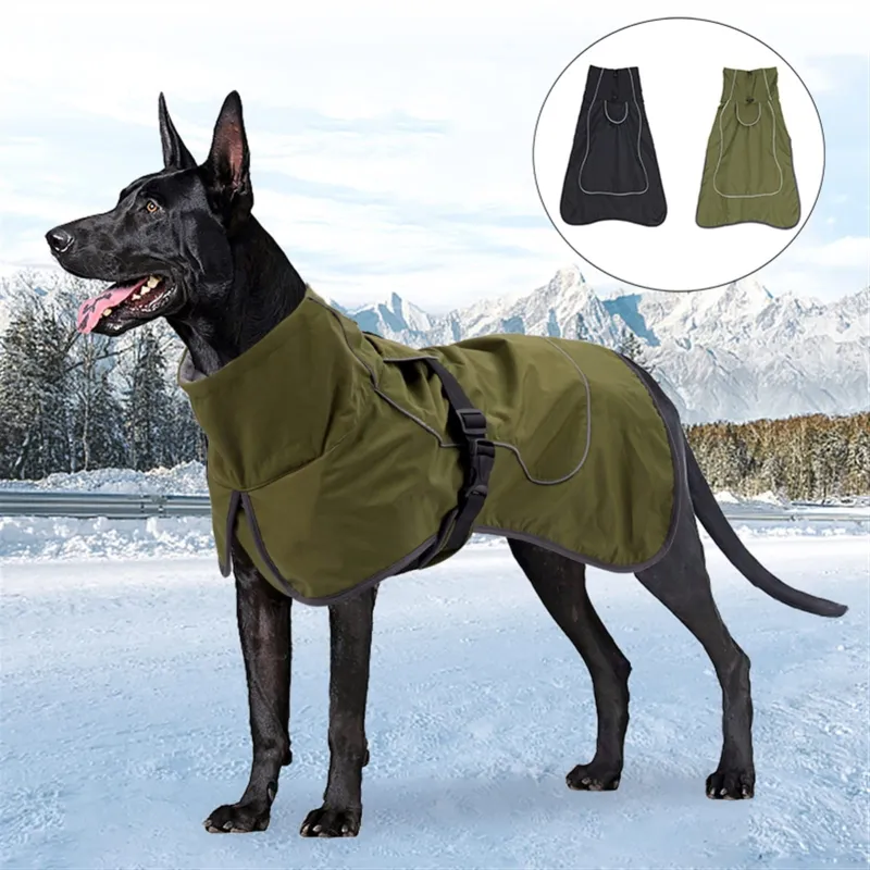 Adjustable Reflective Dog Jacket01