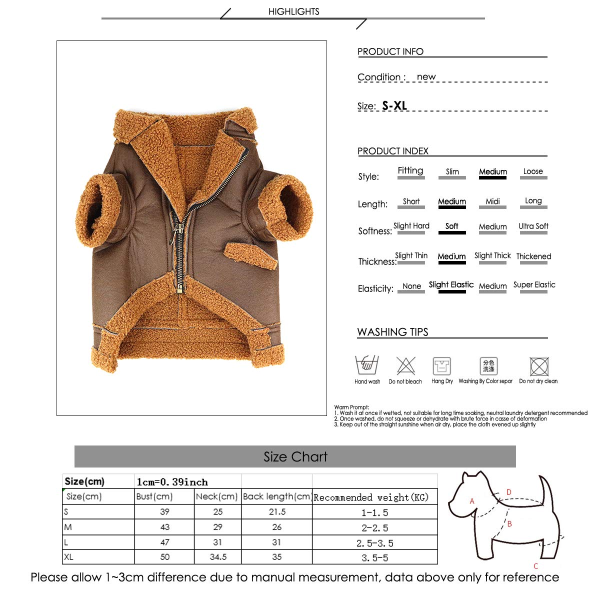 TAILUP Dog Punk Jacket