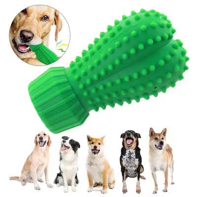Dog Chew Toys Rubber Cactus 02