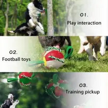 Dog Chew Toys Training Frisbee Football03