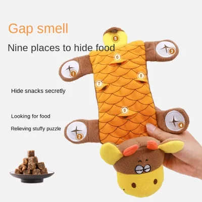 Animal Shape Dog Slow Food Toy With Sounding Toy Device 02