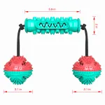 Dog Chew Toys Rope Food Dispensing Ball