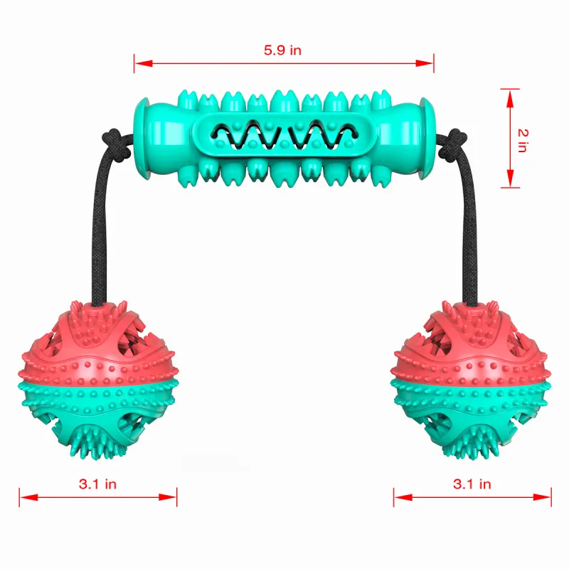 Dog Chew Toys Rope Food Dispensing Ball08