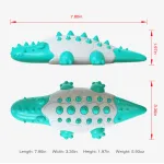Dog Chew Toy Rubber Crocodile