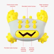 Dog Chew Toy Rubber Crab03